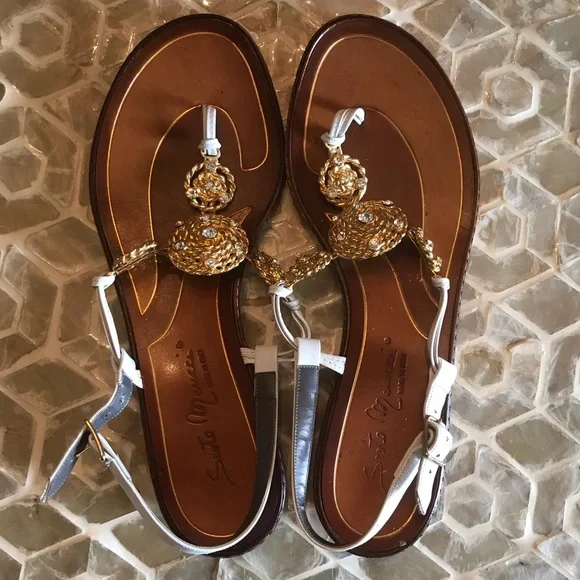 FABULOUS Sesto Meucci Italian embellished ‘Want’ sandals - Picture 6 of 6